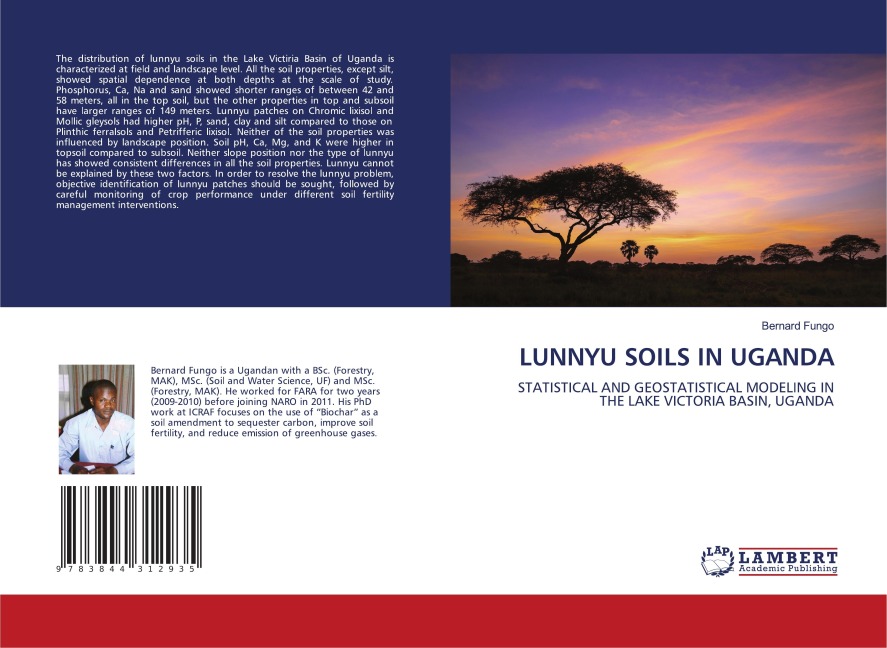 LUNNYU SOILS IN UGANDA: STATISTICAL AND GEOSTATISTICAL MODELING IN THE LAKE VICTORIA BASIN, UGANDA
