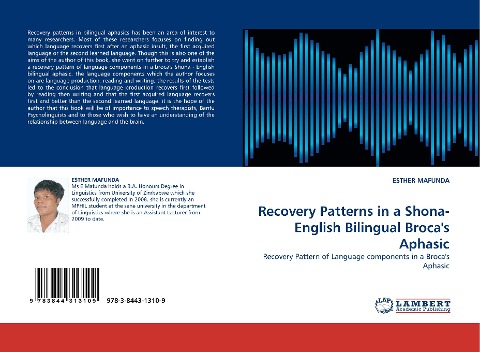 Recovery Patterns in a Shona- English Bilingual Brocas Aphasic: Recovery Pattern of Language components in a Brocas Aphasic