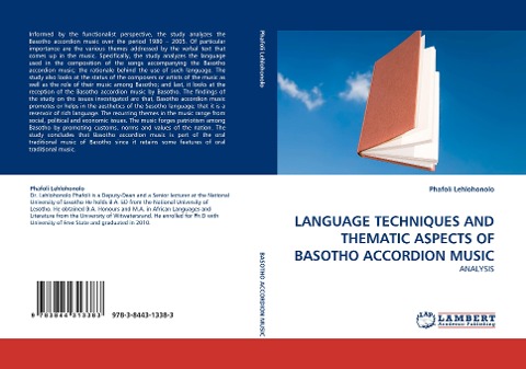 LANGUAGE TECHNIQUES AND THEMATIC ASPECTS OF BASOTHO ACCORDION MUSIC: ANALYSIS