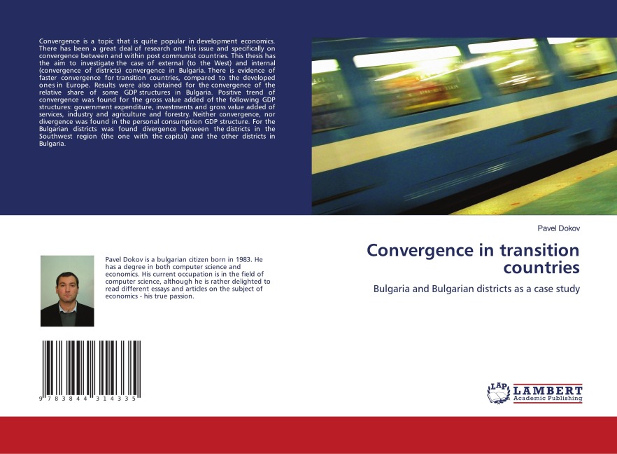 Convergence in transition countries: Bulgaria and Bulgarian districts as a case study