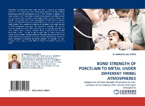 BOND STRENGTH OF PORCELAIN TO METAL UNDER DIFFERENT FIRING ATMOSPHERES: comparision of bond strength of porcelain to non-precious metals coping under vaccum and argon atmospheres