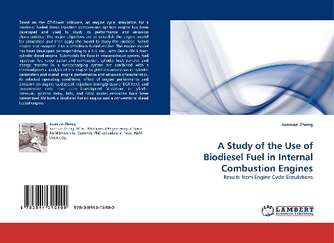 A Study of the Use of Biodiesel Fuel in Internal Combustion Engines: Results from Engine Cycle Simulations
