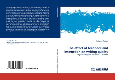 The effect of feedback and instruction on writing quality: Legal writing and advanced L2 learners
