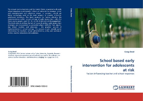 School based early intervention for adolescents at risk: Factors influencing teacher and school responses