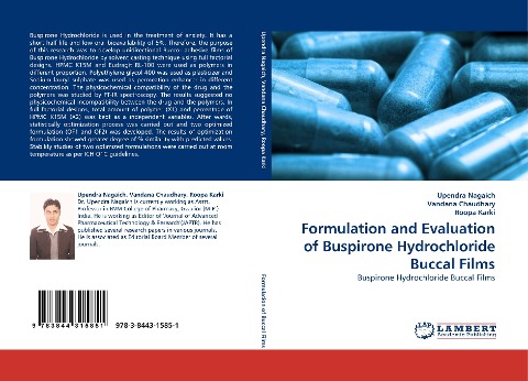 Formulation and Evaluation of Buspirone Hydrochloride Buccal Films: Buspirone Hydrochloride Buccal Films