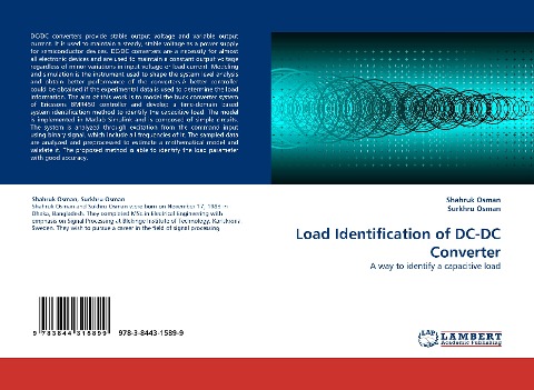 Load Identification of DC-DC Converter: A way to identify a capacitive load