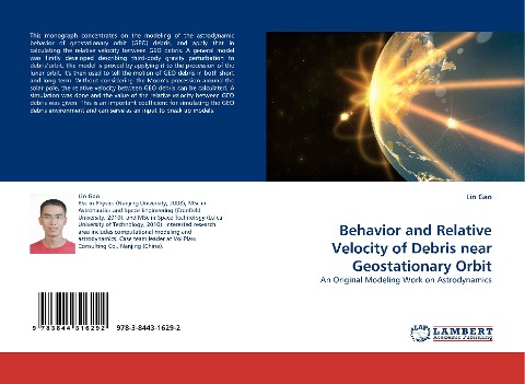 Behavior and Relative Velocity of Debris near Geostationary Orbit: An Original Modeling Work on Astrodynamics