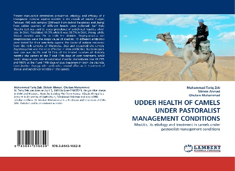 UDDER HEALTH OF CAMELS UNDER PASTORALIST MANAGEMENT CONDITIONS: Mastitis, its etiology and treatment in camels under pastoralist management conditions
