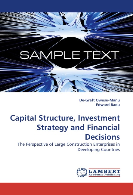 Capital Structure, Investment Strategy and Financial Decisions: The Perspective of Large Construction Enterprises in Developing Countries