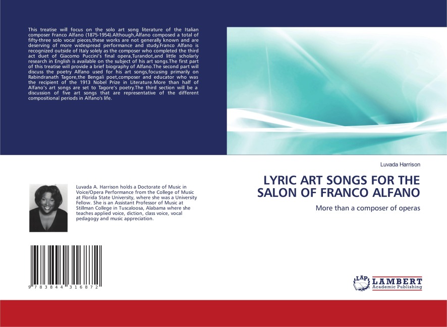 LYRIC ART SONGS FOR THE SALON OF FRANCO ALFANO: More than a composer of operas