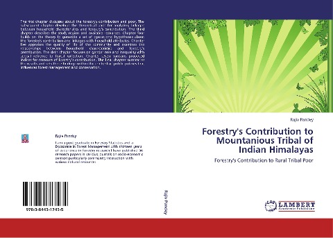Forestrys Contribution to Mountanious Tribal of Indian Himalayas: Forestrys Contribution to Rural Tribal Poor
