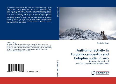 Antitumor activity in Eulophia campestris and Eulophia nuda: In vivo: Neoplastic Properties of Eulophia campestris and Eulophia nuda