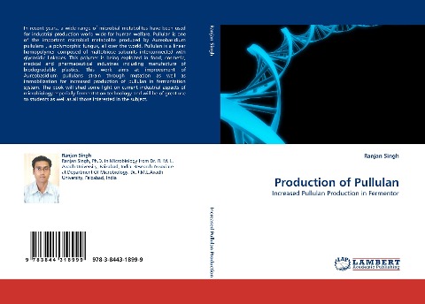Production of Pullulan: Increased Pullulan Production in Fermentor