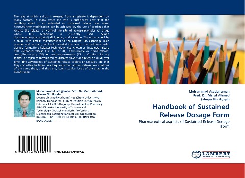 Handbook of Sustained Release Dosage Form: Pharmaceutical aspects of Sustained Release Dosage Form