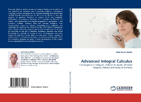Advanced Integral Calculus: Convergence of Integrals, Eulerian Integrals, Multiple Integrals, Volume and Areas of Surfaces