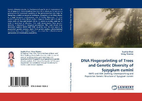 DNA Fingerprinting of Trees and Genetic Diversity of Syzygium cumini: RAPD and ISSR profiling, Chemoprofiling and Population Genetic Structure of Syzygium cumini