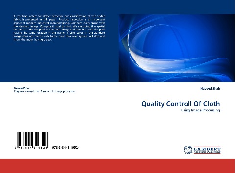 Quality Controll Of Cloth: Using Image Processing
