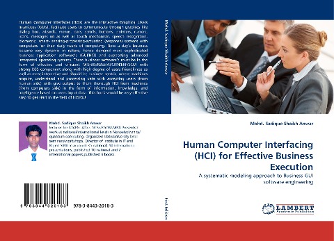 Human Computer Interfacing (HCI) for Effective Business Execution: A systematic modeling approach to Business GUI software engineering