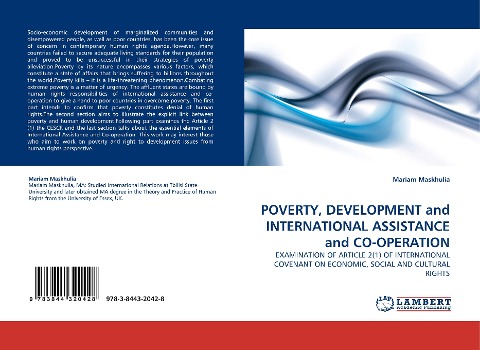 POVERTY, DEVELOPMENT and INTERNATIONAL ASSISTANCE and CO-OPERATION: EXAMINATION OF ARTICLE 2(1) OF INTERNATIONAL COVENANT ON ECONOMIC, SOCIAL AND CULTURAL RIGHTS