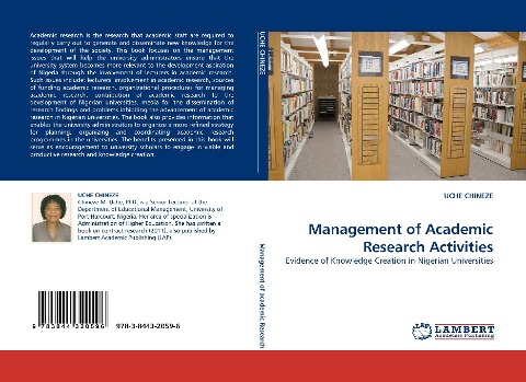 Management of Academic Research Activities: Evidence of Knowledge Creation in Nigerian Universities