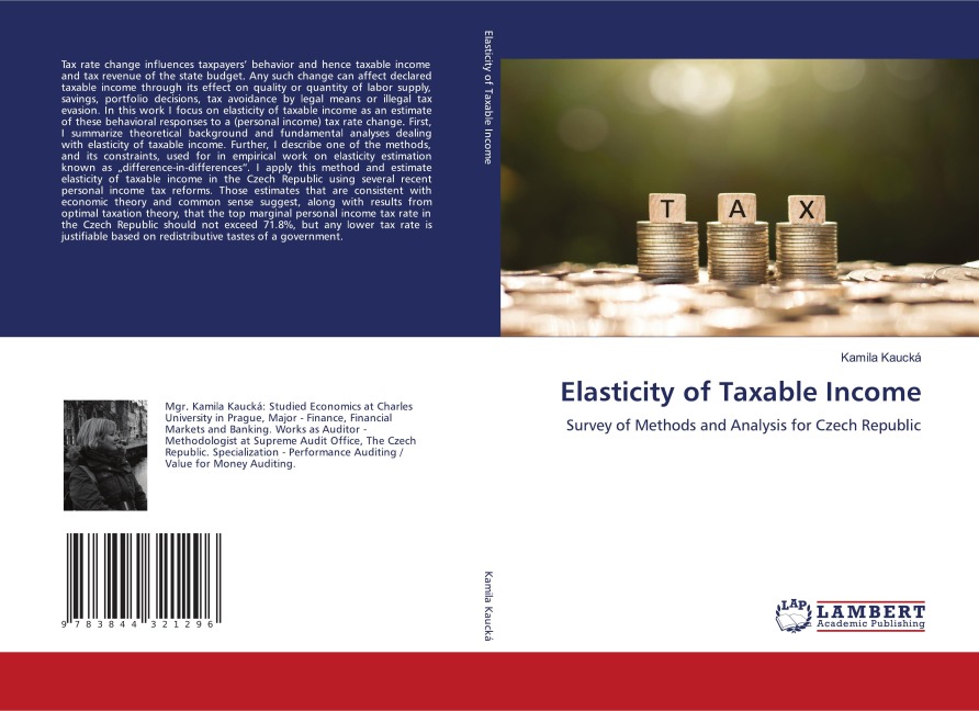 Elasticity of Taxable Income: Survey of Methods and Analysis for Czech Republic