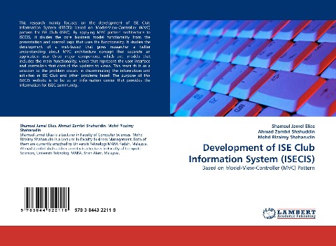 Development of ISE Club Information System (ISECIS): Based on Model-View-Controller (MVC) Pattern