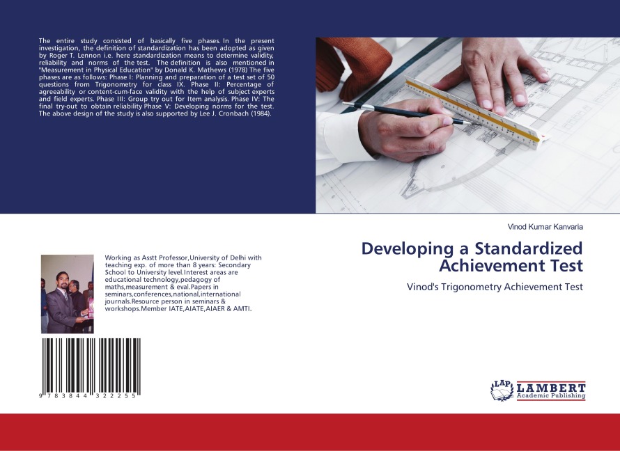 Developing a Standardized Achievement Test: Vinods Trigonometry Achievement Test