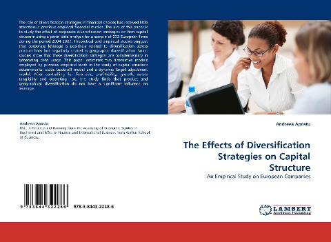 The Effects of Diversification Strategies on Capital Structure: An Empirical Study on European Companies