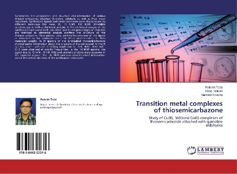 Transition metal complexes of thiosemicarbazone: Study of Cu(II), Ni(II)and Co(II) complexes of thiosemicarbezide attached with quinoline aldehydes