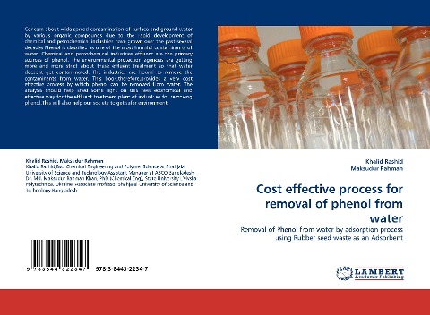 Cost effective process for removal of phenol from water: Removal of Phenol from water by adsorption process using Rubber seed waste as an Adsorbent
