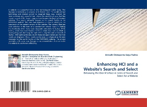 Enhancing HCI and a Websites Search and Select: Enhancing the User Interface in terms of Search and Select for a Website