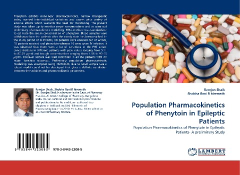 Population Pharmacokinetics of Phenytoin in Epileptic Patients: Population Pharmacokinetics of Phenytoin in Epileptic Patients- A preliminary Study