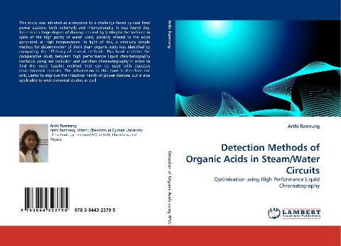 Detection Methods of Organic Acids in Steam/Water Circuits: Optimisation using High Performance Liquid Chromatography