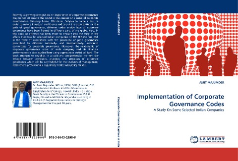 Implementation of Corporate Governance Codes: A Study On Some Selected Indian Companies