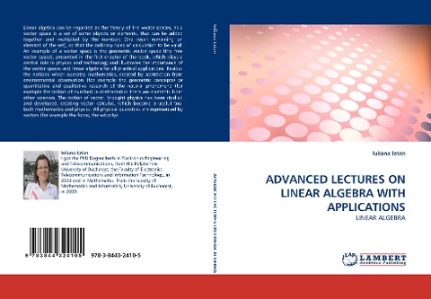 ADVANCED LECTURES ON LINEAR ALGEBRA WITH APPLICATIONS: LINEAR ALGEBRA