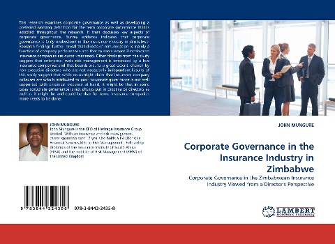 Corporate Governance in the Insurance Industry in Zimbabwe: Corporate Governance in the Zimbabwean Insurance Industry Viewed from a Directors Perspective