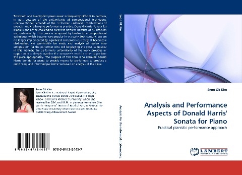 Analysis and Performance Aspects of Donald Harris Sonata for Piano: Practical pianistic performance approach