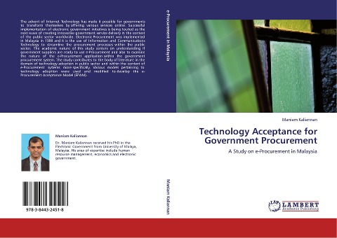 Technology Acceptance for Government Procurement: A Study on e-Procurement in Malaysia