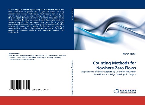 Counting Methods for Nowhere-Zero Flows: Applications of Linear Algebra by Counting Nowhere-Zero Flows and Edge Colorings in Graphs