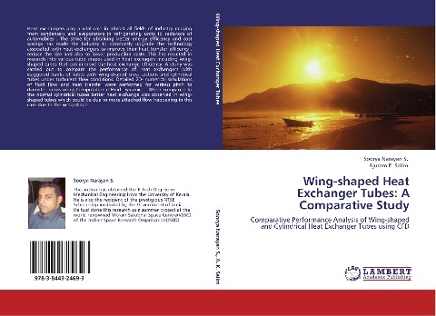 Wing-shaped Heat Exchanger Tubes: A Comparative Study: Comparative Performance Analysis of Wing-shaped and Cylindrical Heat Exchanger Tubes using CFD