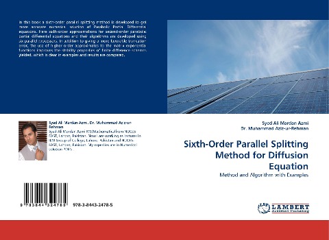 Sixth-Order Parallel Splitting Method for Diffusion Equation: Method and Algorithm with Examples