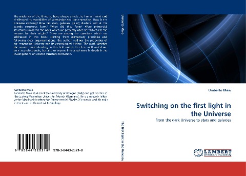 Switching on the first light in the Universe: From the dark Universe to stars and galaxies
