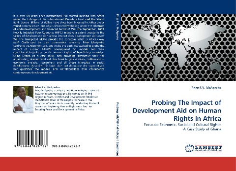 Probing The Impact of Development Aid on Human Rights in Africa: Focus on Economic, Social and Cultural Rights: A Case Study of Ghana