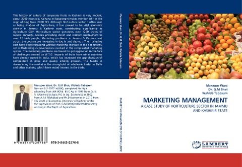 MARKETING MANAGEMENT: A CASE STUDY OF HORTICULTURE SECTOR IN JAMMU AND KASHMIR STATE