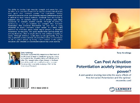 Can Post Activation Potentiation acutely improve power?: A comparative investigation into the acute effects of Post Activation Potentiation and the optimal  recoveries used