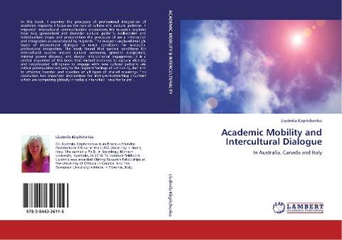 Academic Mobility and Intercultural Dialogue: In Australia, Canada and Italy