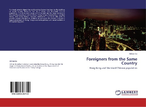 Foreigners from the Same Country: Hong Kong and Mainland Chinese population