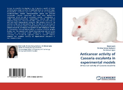 Anticancer activity of Casearia esculenta in experimental models: Anticancer activity of Casearia esculenta