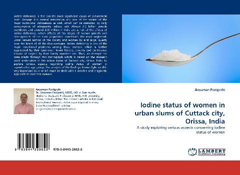 Iodine status of women in urban slums of Cuttack city, Orissa, India: A study exploring various aspects concerning iodine status of women