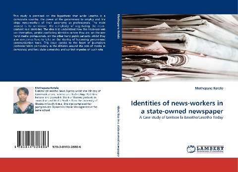 Identities of news-workers in a state-owned newspaper: A Case study of Lentsoe la Basotho/Lesotho Today